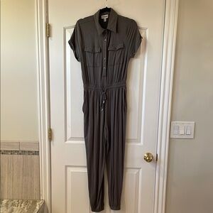 Women's Army Green Jumpsuit
